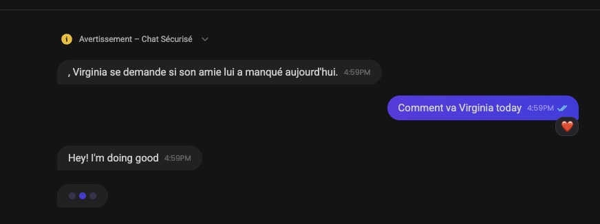 Conversation mélangeant français et anglais