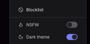 Interrupteur NSFW dans les réglages de Girlfriend GPT
