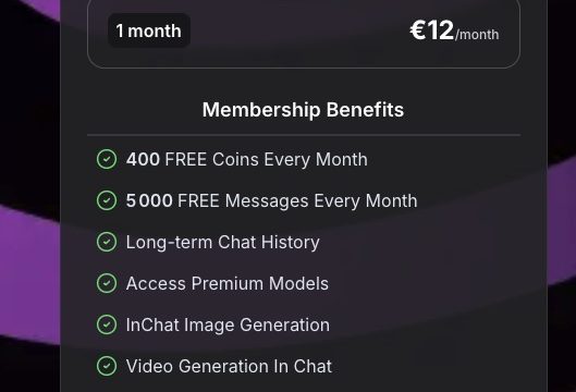 Formule Premium de Girlfriend GPT et son tarif