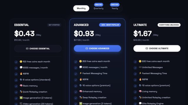Les trois formules d'abonnement DarLink AI